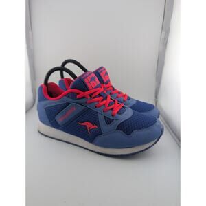 Kangaroos Women's 7.5 Sneakers Blue Pink Running Shoes With Zip Compartment